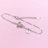 Silver Turtle Bracelet in Silver, N4978