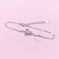 Silver Turtle Bracelet in Silver, N4978