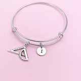 Protractor Triangle Ruler Bracelet, Necklace Keychain in Option, Architect Gifts, AN767