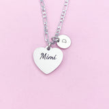 Mimi Necklace Stainless Steel Mimi Jewelry, Best Christmas Gifts for Mimi, D113