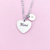 Mimi Necklace Stainless Steel Mimi Jewelry, Best Christmas Gifts for Mimi, D113