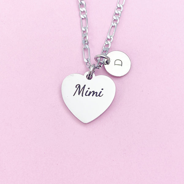 Mimi Necklace Stainless Steel Mimi Jewelry, Best Christmas Gifts for Mimi, D113