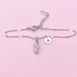 Silver Peanut Charm Bracelet, AN1435