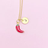 Red Chili Pepper Necklace Red Hot Chili Pepper Spicy Jewelry Gift, N4830