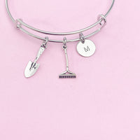 Shovel Rack Bracelet, Jewelry for Gardener, Personalized Gift, N3940