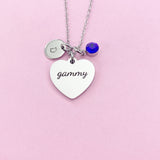Gammy Necklace Stainless Steel Gammy Jewelry, Best Christmas Gifts for Gammy, D109
