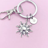 Silver Sun Charm Keychain, AN1541