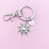 Silver Sun Charm Keychain, AN1541