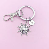 Silver Sun Charm Keychain, AN1541