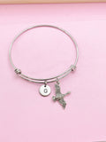 Silver Goose Charm Bracelet, Duck Bracelet, Personalized Jewelry, N2266