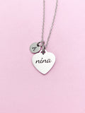 Nina Stainless Steel Necklace, Personalized Gift, AN4193