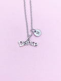Silver Dance Charm Necklace, N2666