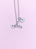 Silver Dance Charm Necklace, N2666