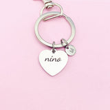 Nino Keychain, Stainless Steel Nino Gifts, Nino Gift, Personalized Gifts, N4731