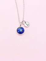 Lapis Lazuli Necklace, Natural Gemstone Jewelry, N3899