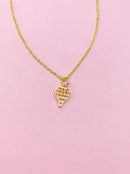 Gold Hot Air Balloon Necklace, N2341