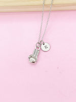 Boxing Gloves Charm Necklace in Silver, N 2302