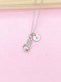 Boxing Gloves Charm Necklace in Silver, N 2302