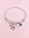 Donkey Charm Bracelet in Silver, B685