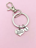 Silver Granddaughter Keychain, Necklace Bracelet in Option, Granddaughter Gifts,