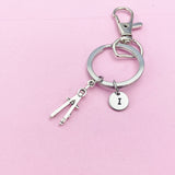 Architect Compass Keychain Pencil Compass Charm Architect Graduate Gift, AN2265
