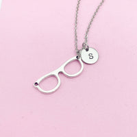 Eyeglasses Necklace in Silver, N1413D