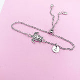 Turtle Bolo Bracelet in Silver, AN4978