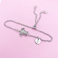 Turtle Bolo Bracelet in Silver, AN4978