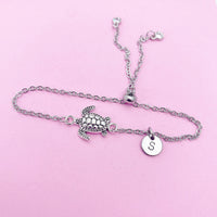 Turtle Bolo Bracelet in Silver, AN4978