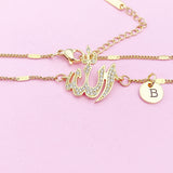 Gold Allah Bracelet, Arabic, N2658