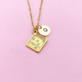 Gold or Silver Bingo Necklace, Bingo Club Gift, AN1883