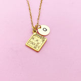 Gold or Silver Bingo Necklace, Bingo Club Gift, AN1883