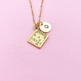 Gold or Silver Bingo Necklace, Bingo Club Gift, AN1883