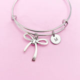 Silver Bow Charm Bracelet, N2120