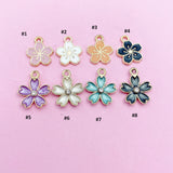 Japanese Cherry Blossom Sakura Necklace in Gold, Sakura Flower in Option, Girlfriends Gift, N5596