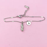 Silver Peanut Charm Bracelet, AN1435