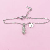 Silver Peanut Charm Bracelet, AN1435