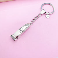 Silver Hair Clipper Charm Keychain, Shaver Clipper Trimmer Hair Salon Barber Tools, Barber Shop Gifts, N5598