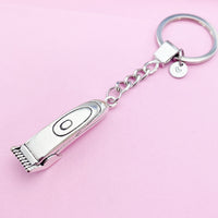 Silver Hair Clipper Charm Keychain, Shaver Clipper Trimmer Hair Salon Barber Tools, Barber Shop Gifts, N5598