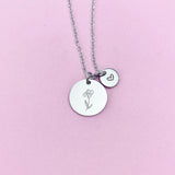 Iris Stainless Steel Charm Necklace, AN3827