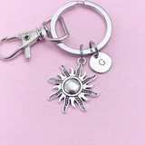Silver Sun Charm Keychain, AN1541