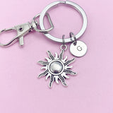 Silver Sun Charm Keychain, AN1541