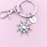 Silver Sun Charm Keychain, AN1541