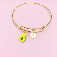 Gold Avocado Charm Bracelet, N4202