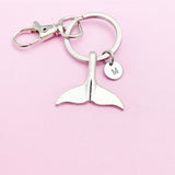 Silver Mermaid Tail Charm Keychain, N5601