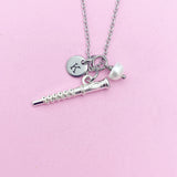 Music Band Gift Necklace, Oboe Necklace, Music Gift, Matching Band Gifts, N2931