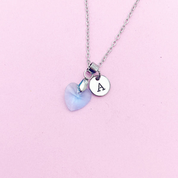 Blue Heart Necklace, N74