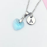 Blue Heart Necklace, N74