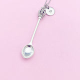 Kitchen Utensil Cross Crown Spoon Charm Necklace, N5604