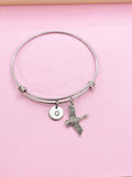 Silver Goose Charm Bracelet, Duck Bracelet, Personalized Jewelry, N2266